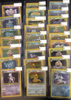 x27 WOTC Vintage Holo Pokemon Cards Rare Lot Base Jungle Fossil Rocket NM-DMG - Image 1