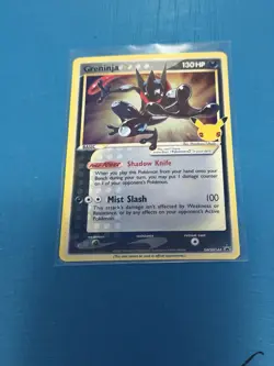 Greninja Gold Star SWSH144 Holo Promo Pokemon Card NM - Image 1