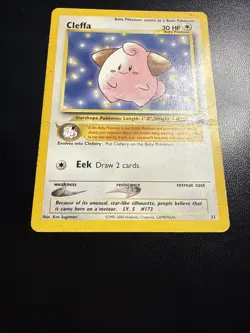 Cleffa 31 WOTC Black Star Promo Pokemon Card - Image 2