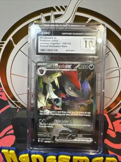 CGC 10 N's Zoroark ex 185/159 SIR Journey Together JTG Pokemon Card - Image 1