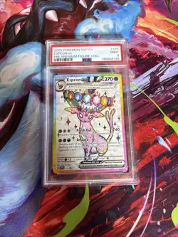 PSA 9 Espeon ex SVP175 Scarlet & Violet Promo Card Holo - Image 1