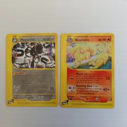 Pokemon TCG Aquapolis set of 14 cards, 2 rares, 12 commons - Image 1