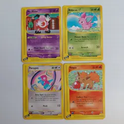 Pokemon TCG Aquapolis set of 14 cards, 2 rares, 12 commons - Image 4