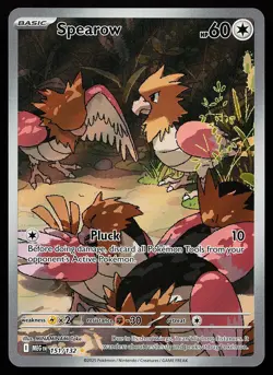 Spearow 151/132 Holo Illustration Rare Mega Evolution Pokemon Card - Image 1