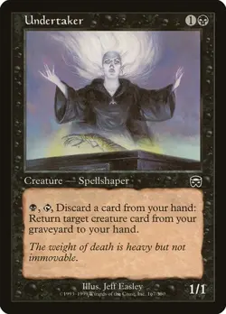 Undertaker - Foil Mercadian Masques MP MTG - Image 1