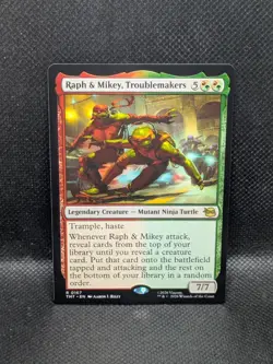 Raph & Mikey, Troublemakers - 167 - R - MTG: Teenage Mutant Ninja Turtles - Image 1