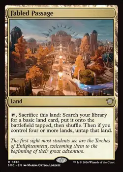 MTG Fabled Passage [SOC] #130 - Image 1