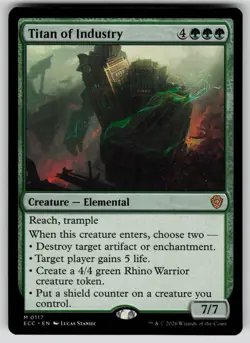 Titan of Industry Normal M Commander: Lorwyn Eclipsed 117 NM - Image 1