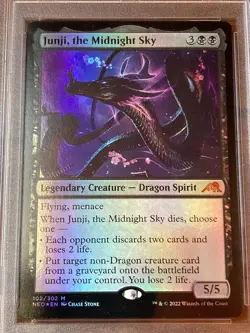 Junji, the Midnight Sky foil - Kamigawa: Neon Dynasty (NEO) PSA 9 Label Error - Image 2