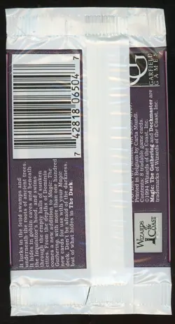 1994 MTG Magic the Gathering The Dark Booster Pack New / Sealed 742818065047 - Image 2