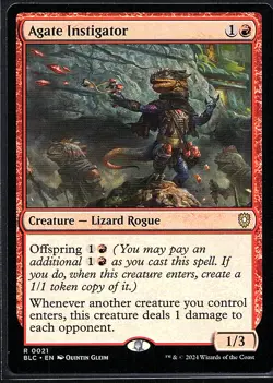 Agate Instigator R Commander: Bloomburrow 21 NM Normal - Image 1