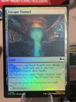 Escape Tunnel (Foil) 0184 - TMT Teenage Mutant Ninja Turtles TMNT - MTG - Image 1