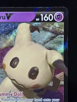 Pokemon Mimikyu V 062/163 Ultra Rare Full Art Sword and Shield Battle Styles NM - Image 3