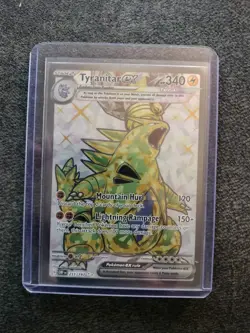 Pokemon Tyranitar ex Tera 211/197 Obsidian Flames Full Art Holo Ultra Rare EX - Image 1