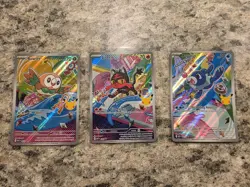 Pokemon TCG First Partner Illustration Collection Alola: Rowlet, Litten, Popplio - Image 1