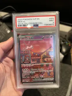 Pokemon TCG Mew EX 053 Scarlet & Violet Promo Holo Full Art NM Condition - Image 3