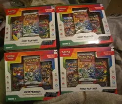 Pokemon Trading Card Game Series 1 First Partner Collection - LOT OF 4 - Image 1