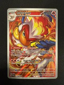 Infernape 173/167 Illustration Rare - Pokemon Twilight Masquerade - Near Mint - Image 1