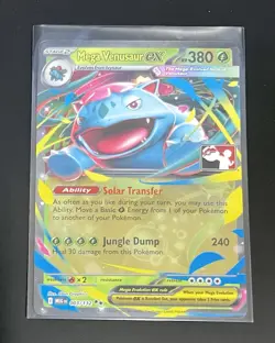 Mega Venusaur ex 003/132 Pokemon Play! Prize Pack Play Stamp NM/M - Image 1