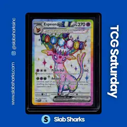 2025 POKEMON SV BS PROMO PRISMATIC EVOLUTIONS PREM. FIG. COLL. #175 ESPEON EX - Image 1