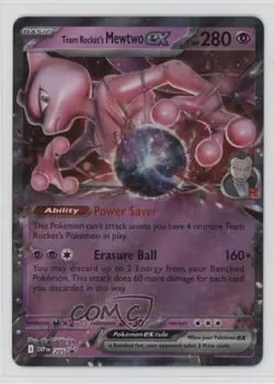 Team Rocket's Mewtwo ex Pokemon Scarlet & Violet Black Star Promo #205 - Image 1