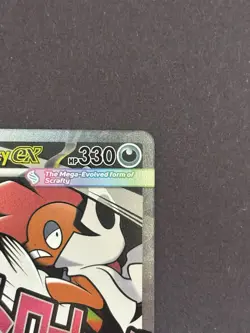 Pokemon TCG Ascended Heroes Mega Scrafty EX Full Art Holo #270/217 NM - Image 4