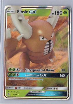 2019 Pokemon Hidden Fates Pinsir GX 6/68 Ultra Rare Full Art Holo - Image 1