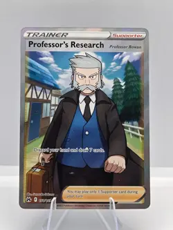 Professor's Research 150/159 Ultra Rare Crown Zenith Pokemon NM - Image 1