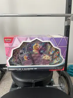 Pokemon TCG: Mimikyu ex & Alcremie ex Premium Collection Box In Hand Sealed - Image 3