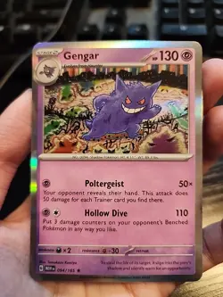 Pokemon Gengar Holo Rare SV: Scarlet & Violet 151 094/165 English Near Mint - Image 1