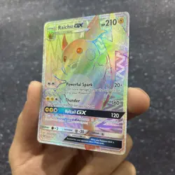 Raichu GX - 75/73 - Secret Rare NM Pokemon SM - Shining Legends - Image 3