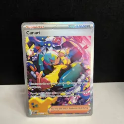 Pokemon Canari 291/217 ASC EN Full Art Secret Rare Trainer Supporter MINT - Image 1