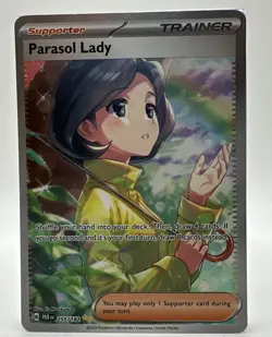 Pokemon TCG Parasol Lady Trainer 255/182 - Image 1