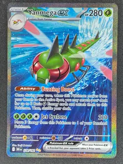 Pokemon Yanmega ex Illustration Rare 228/182 DRI Destined Rivals NM - Image 1