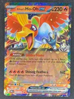 Pokemon Ethan's Ho-Oh ex 039/182 DRI Destined Rivals NM - Image 1