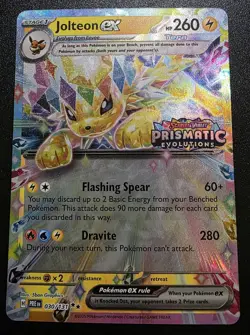 Jolteon EX 030/131 Prismatic Evolutions STAMPED Promo Pokemon 2025 B - Image 1