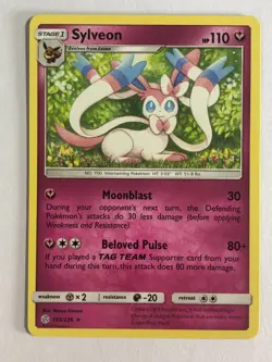 Pokemon TCG Cosmic Eclipse Sylveon 155/236Near Mint - Image 1