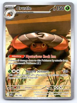Crustle 186/182 Illustration Rare Destined Rivals Pokemon Near Mint - Image 1