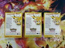 POKEMON SEALED ALL 3 Movie Promo Legendary Birds Moltres Articuno Zapdos Sealed! - Image 1