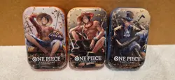 One Piece TCG: Tin Pack Vol. 2 (TS-02, OP-13) Set of 3, New & Sealed. - Image 1