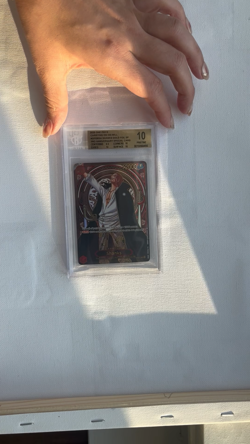 2025 ONE PIECE ENG OP13 - CARRYING ON HIS WILL SHANKS GOLD SP OP09-004 BGS 10! - Image 2