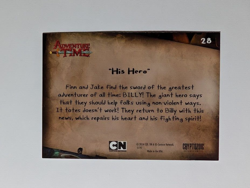 2014 Adventure Time Trading Card - His Hero - #28 - Image 2