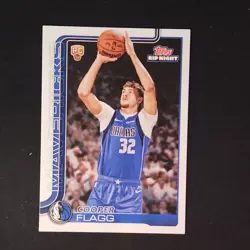 Topps 2025-26 Rookie Cooper Flagg Dallas Mavericks #201 Basketball Card - Image 1