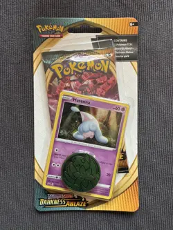 Pokemon Sword Shield Darkness Ablaze Booster Pack Blister - Hatenna - Image 1