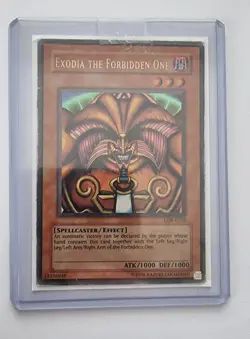 Yu-Gi-Oh! Exodia The Forbidden One LOB-E101 Unlimited Ultra Rare MP/HP Condition - Image 1