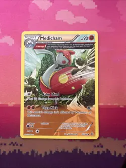 Pokemon Card Medicham Primal Clash Rare 81/160 NM - Image 1