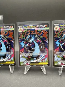 2025 Pokemon Phantasmal Flames UPC MEGA CHARIZARD X EX #23 Black Star PROMO NM - Image 3
