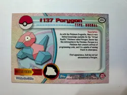 Pokemon TCG Pokemon Porygon Porygon Regular 2000 Topps TV NM *BTX - Image 2