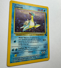 Lapras Fossil Holo 10/62 WOTC Vintage Pokemon HP *BTX - Image 2