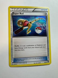 Super Rod 20/20 Holo Rare Black and White Dragon Vault Pokemon TCG HP/DMG *BTX - Image 1